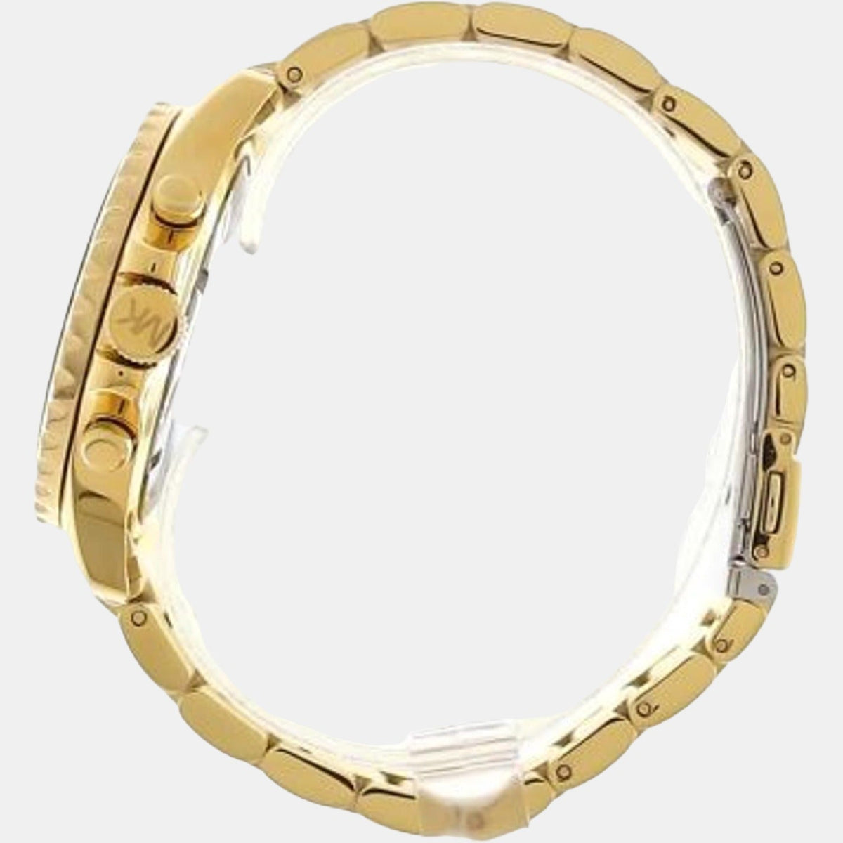 Shop Authentic Michael Kors Everest Chronograph Blue Dial Gold Steel Strap Watch For Women - MK6971 - Luxxuri