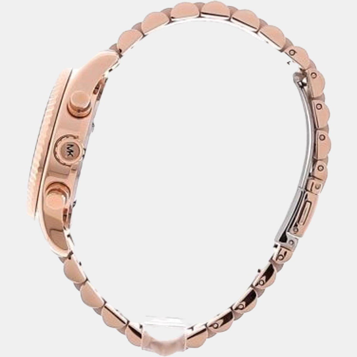 Shop Authentic Michael Kors Everest Chronograph Silver Dial Rose Gold Steel Strap Watch For Women - MK7213 - Luxxuri