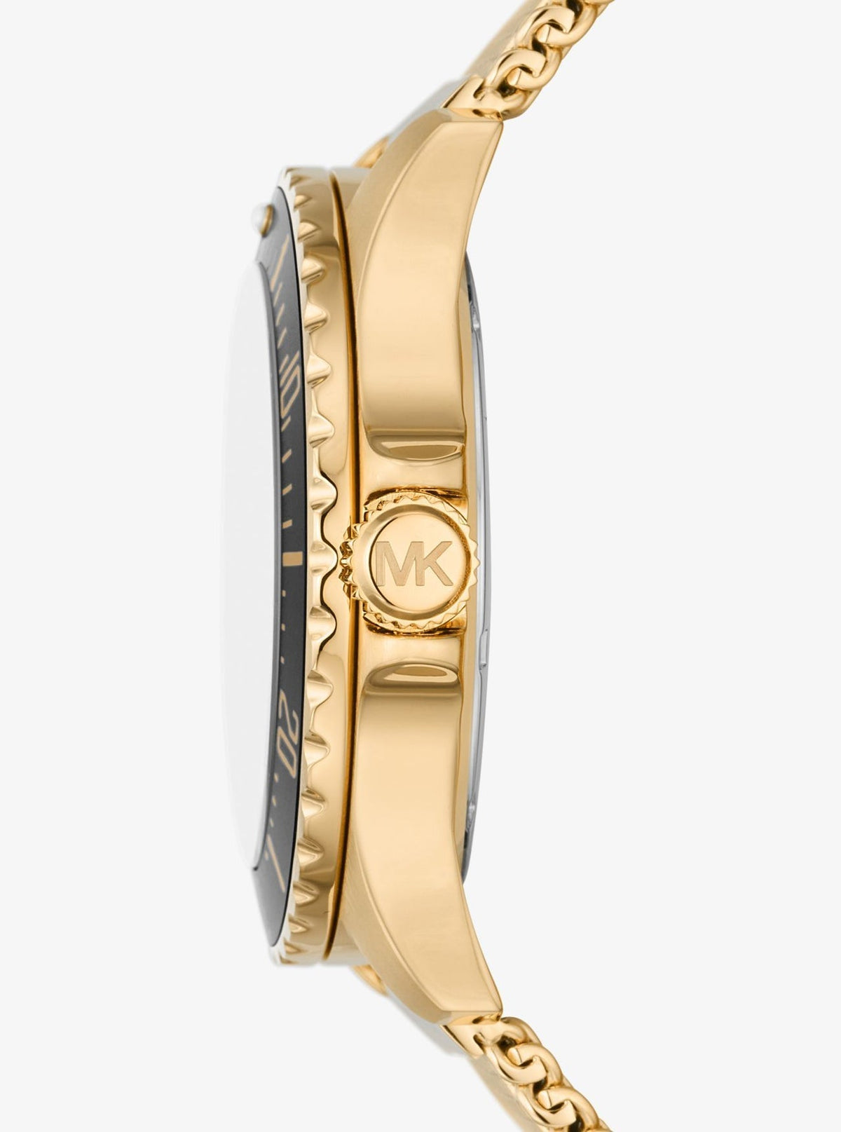Shop Authentic Michael Kors Everest Chronograph Gold Dial Gold Mesh Strap Watch For Men - MK9083 - Luxxuri