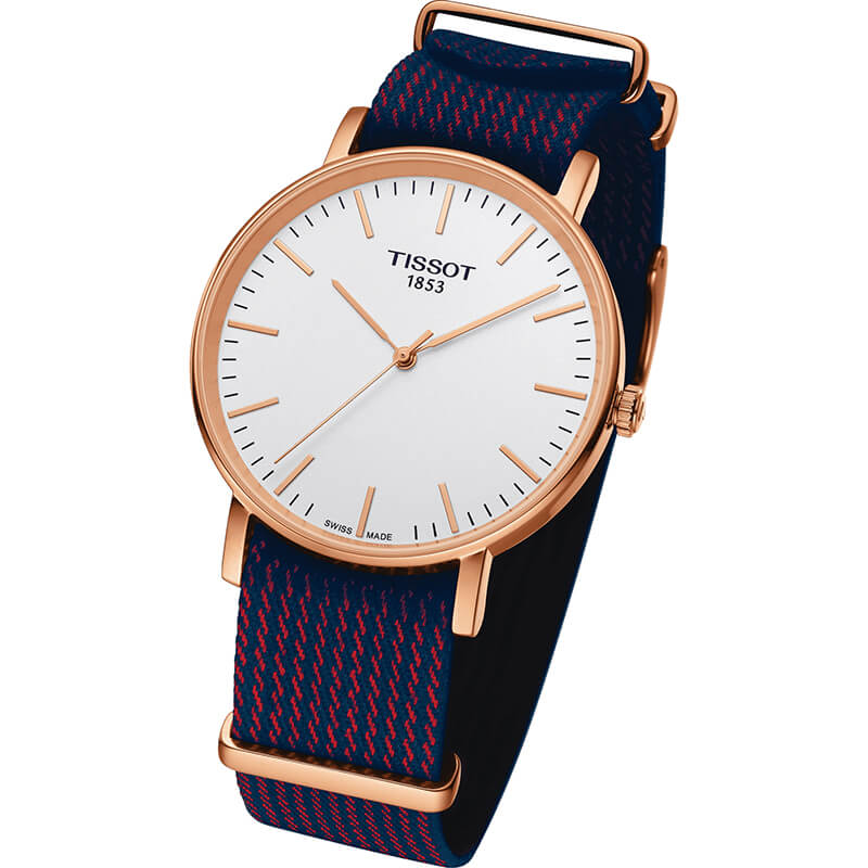 Shop Authentic Tissot T Classic Everytime Medium White Dial Two Tone NATO Strap Watch for Men - T109.410.38.031.00 - Luxxuri