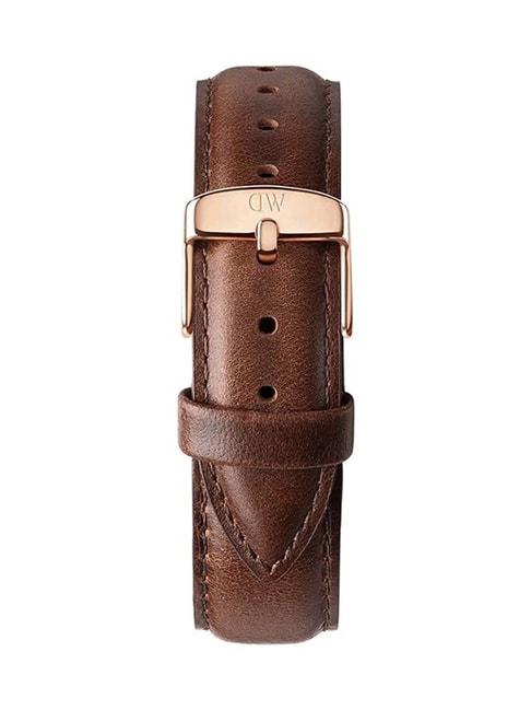 Shop Authentic Daniel Wellington Classic Bristol White Dial Brown Leather Strap Watch For Men - DW00100009 - Luxxuri