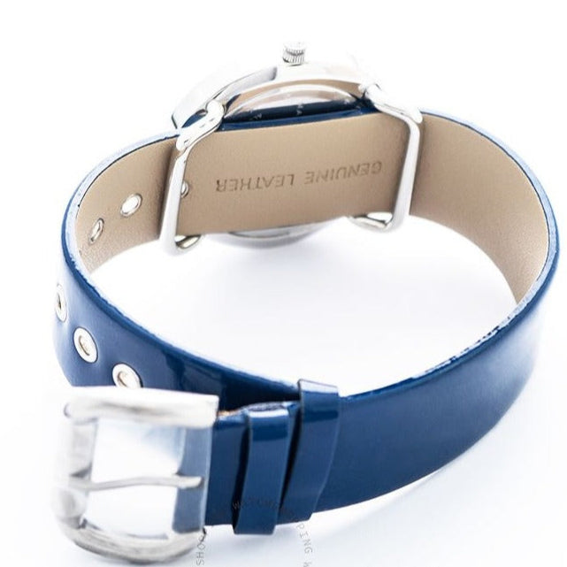 Shop Authentic Marc Jacobs Blue Dial Blue Leather Strap Watch for Women - MBM1137 - Luxxuri