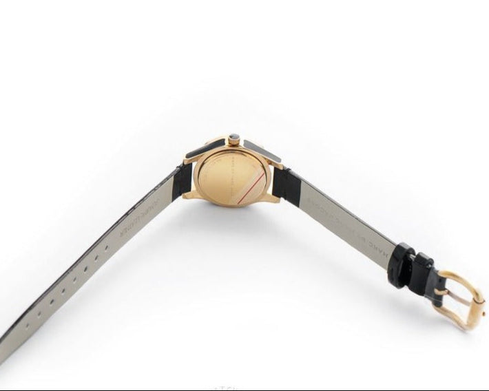 Shop Authentic Marc Jacobs Blade Black Dial Black Leather Strap Watch for Women - MBM1159 - Luxxuri