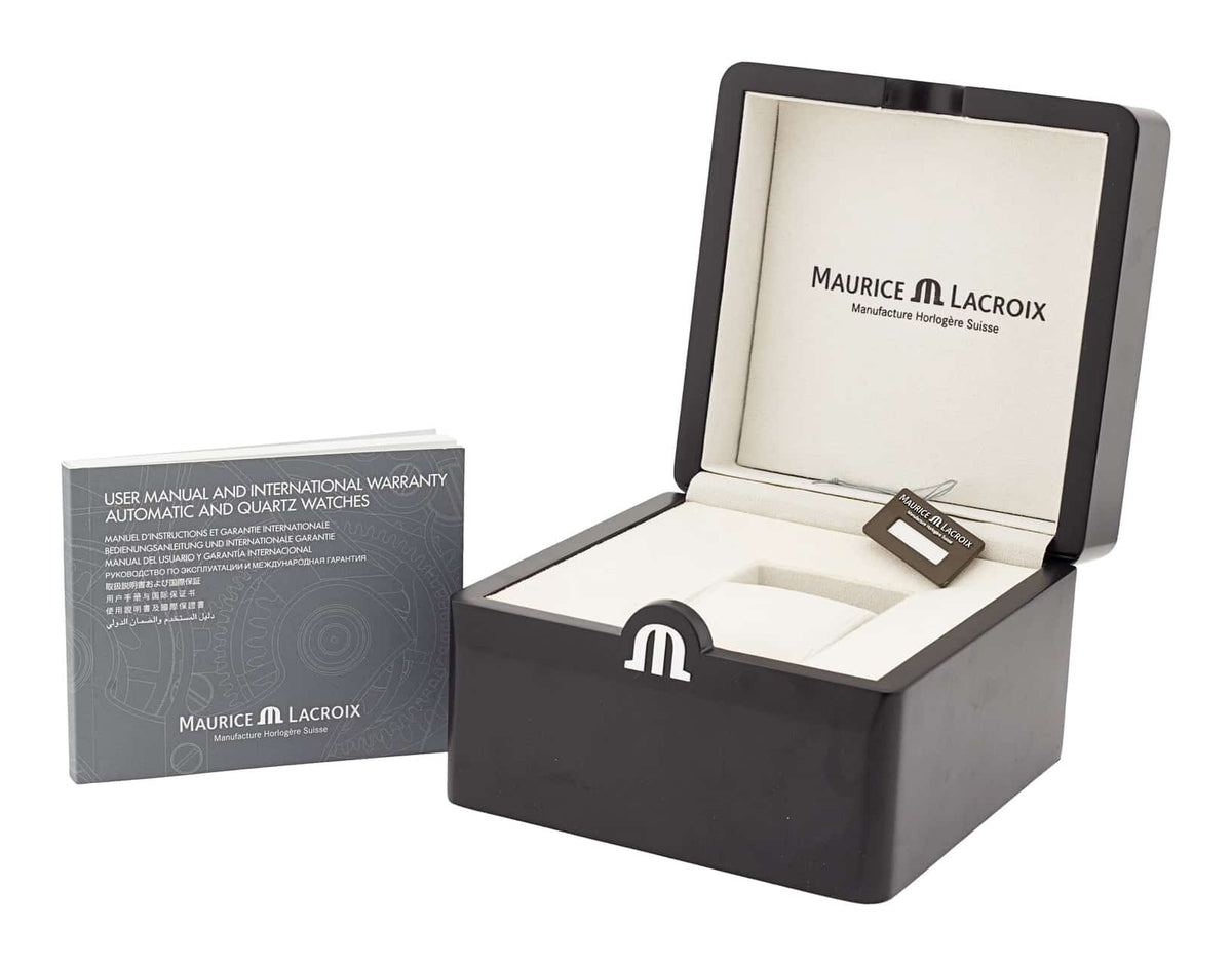 Shop Authentic Maurice Lacroix Aikon Venturer Black Dial Black Rubber Strap Watch for Men - AI6058-SS001-330-1 - Luxxuri