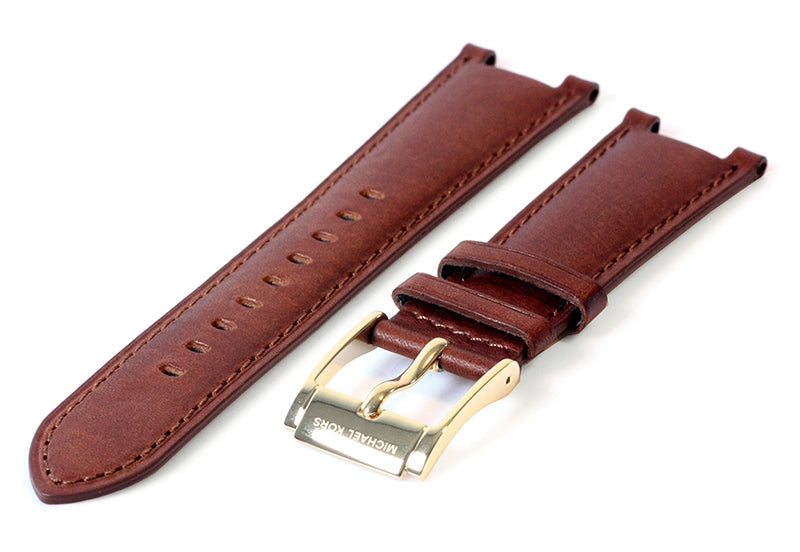 Shop Authentic Michael Kors Parker Champagne Dial Brown Leather Strap Watch for Women - MK2249 - Luxxuri