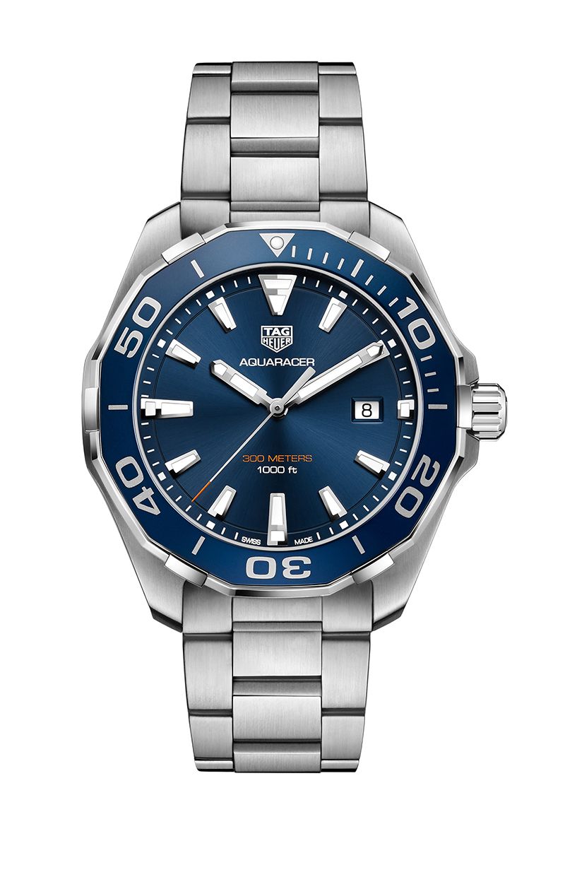 Shop Authentic Tag Heuer Aquaracer Blue Dial Watch for Men - WAY101C.BA0746 - Luxxuri