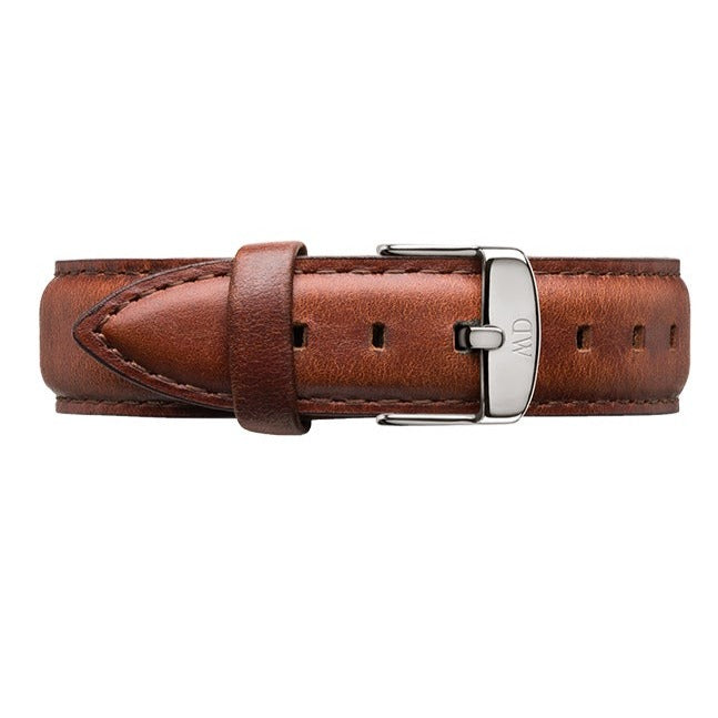 Shop Authentic Daniel Wellington St Mawes White Dial Brown Leather Strap Watch For Men - DW00100052 - Luxxuri