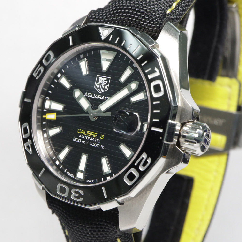 Shop Authentic Tag Heuer Aquaracer Black Dial Watch for Men - WAY211A.FC6362 - Luxxuri