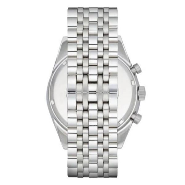 Shop Authentic Emporio Armani Sportivo Chronograph Silver Dial Silver Steel Strap Watch For Men - AR6073 - Luxxuri