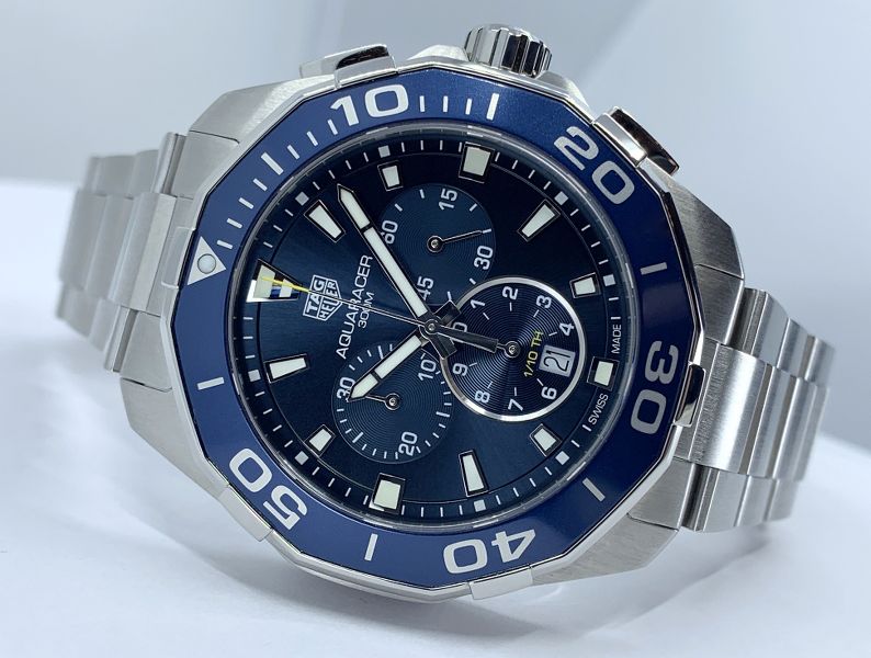 Shop Authentic Tag Heuer Aquaracer Blue Dial Watch for Men - CAY111B.BA0927 - Luxxuri