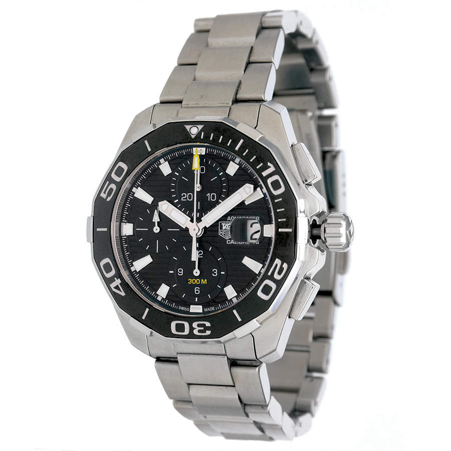 Shop Authentic Tag Heuer Aquaracer Black Dial Watch for Men - CAY211A.BA0927 - Luxxuri