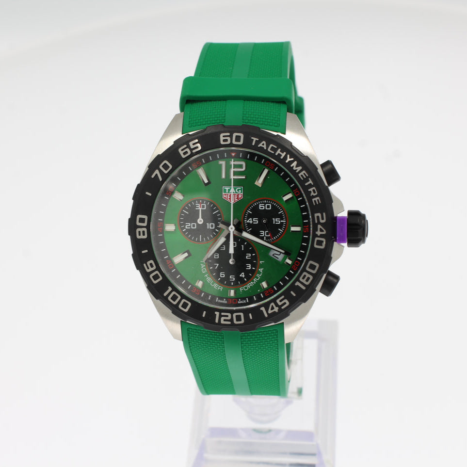 Shop Authentic Tag Heuer Formula 1 Green Dial Watch for Men - CAZ101AP.FT8056 - Luxxuri