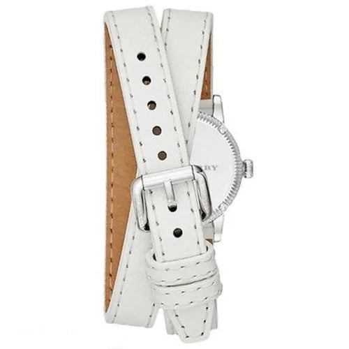 Shop Authentic Burberry Utilitarian White Dial White Leather Strap Watch for Women - BU7846 - Luxxuri