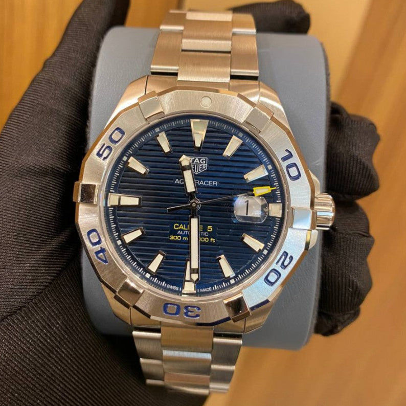 Shop Authentic Tag Heuer Aquaracer Blue Dial Watch for Men - WAY2012.BA0927 - Luxxuri