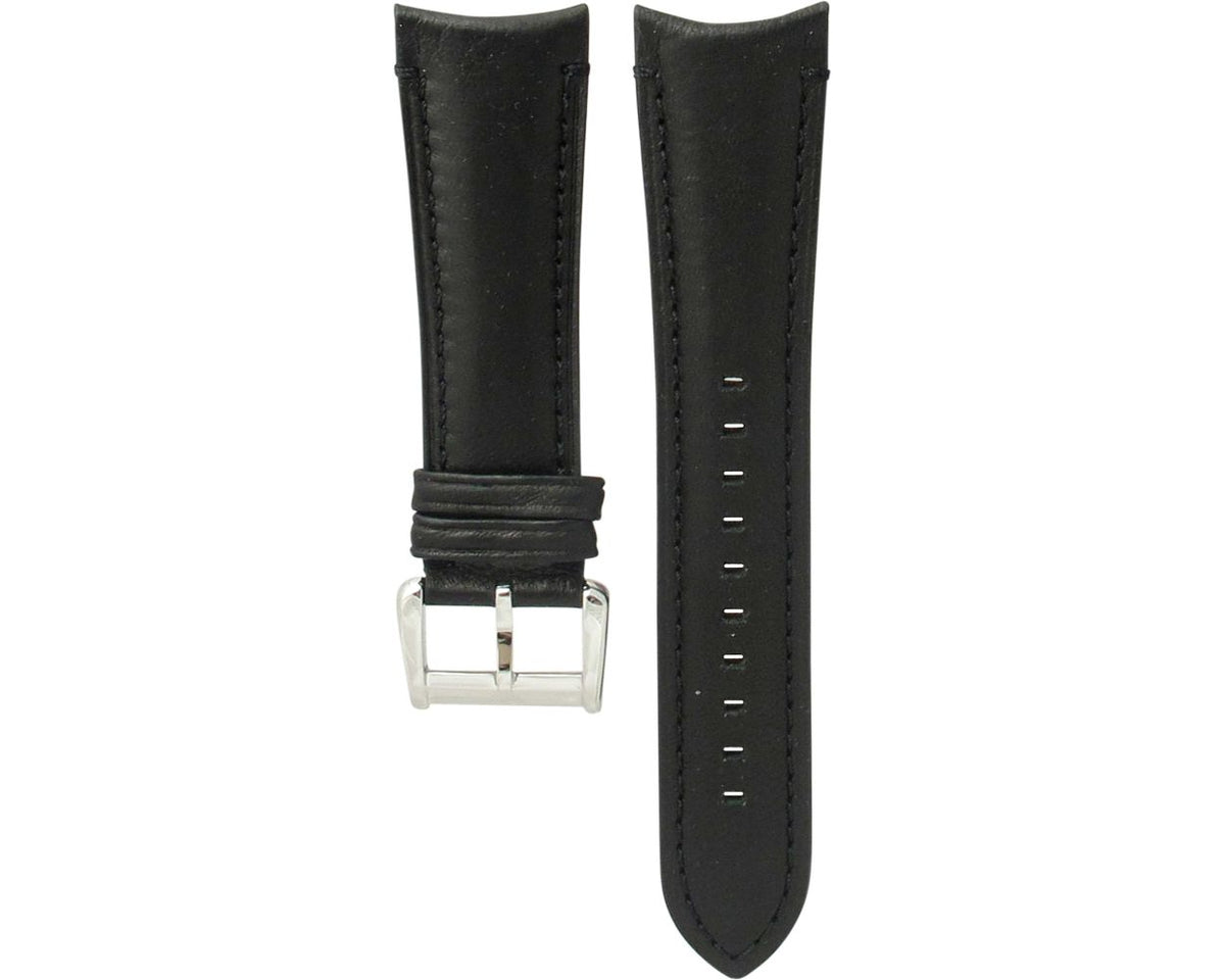 Shop Authentic Emporio Armani Classic Chronograph Black Dial Black Leather Strap Watch For Men - AR0431 - Luxxuri