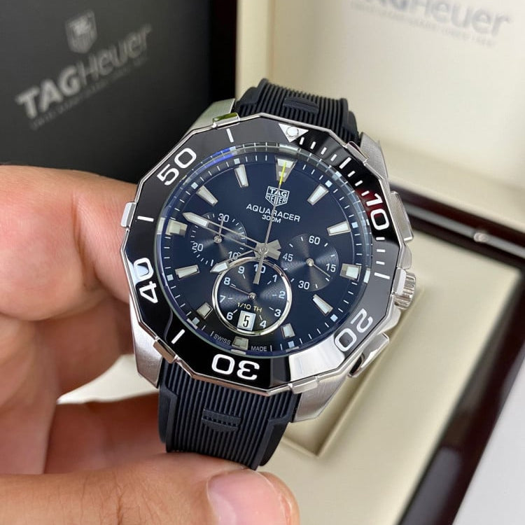 Shop Authentic Tag Heuer Aquaracer Blue Dial Watch for Men - CAY111B.FT6041 - Luxxuri