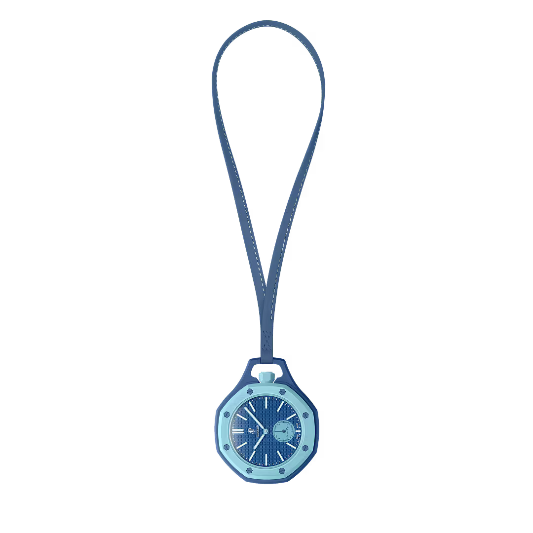 Swatch x AP Royal Pop Blue Dial Lanyard Watch for Men - Lan Ba