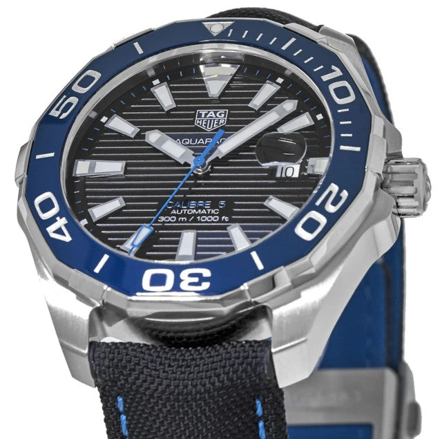 Shop Authentic Tag Heuer Aquaracer Black Dial Watch for Men - WAY201C.FC6395 - Luxxuri
