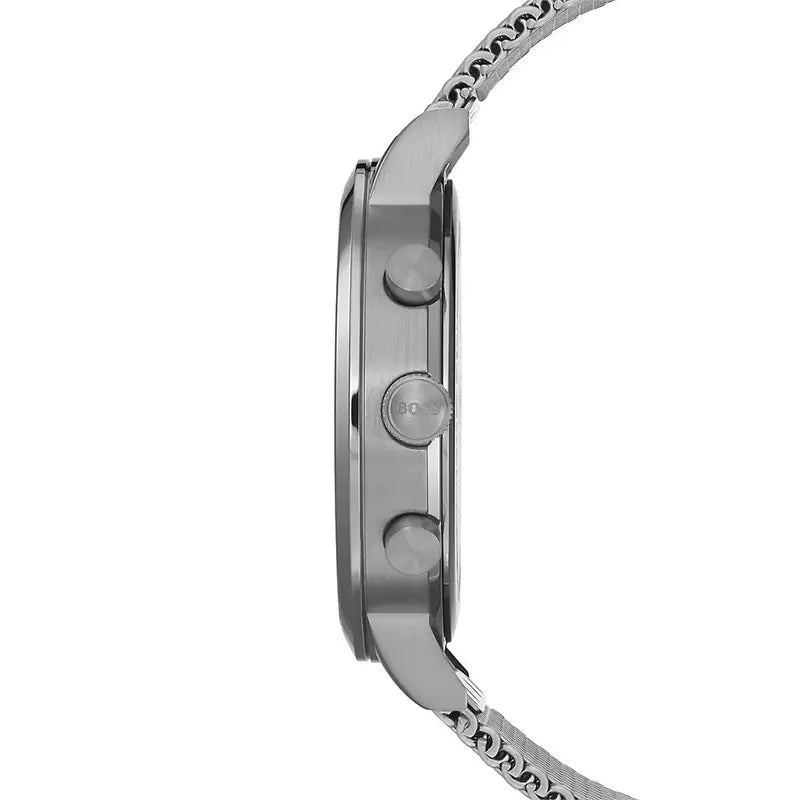 Shop Authentic Hugo Boss Spirit Brown Dial Silver Mesh Bracelet Watch for Men - 1513694 - Luxxuri