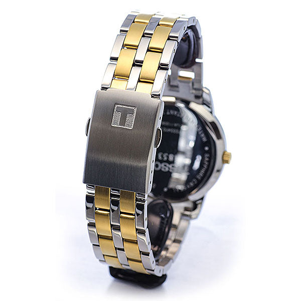 Shop Authentic Tissot T Classic Dream Black Dial Two Tone Steel Strap Watch for Men - T033.410.22.053.01 - Luxxuri