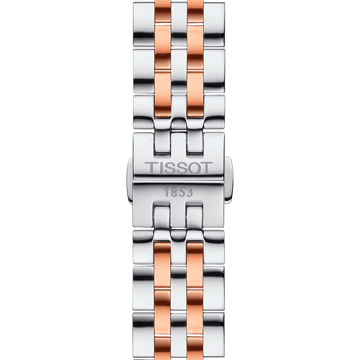 Tissot T Classic Tradition Lady White Dial Two Tone Steel Strap Watch For Women - T063.210.22.037.01