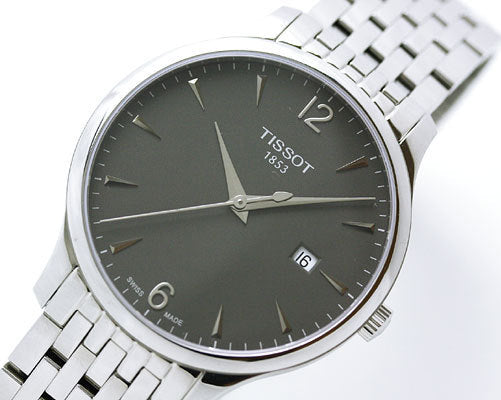 Shop Authentic Tissot T Classic Tradition Grey Dial Silver Steel Strap Watch For Men - T063.610.11.067.00 - Luxxuri