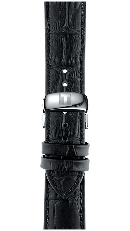 Shop Authentic Tissot T Classic Tradition Black Dial Black Leather Strap Watch For Men - T063.610.16.057.00 - Luxxuri