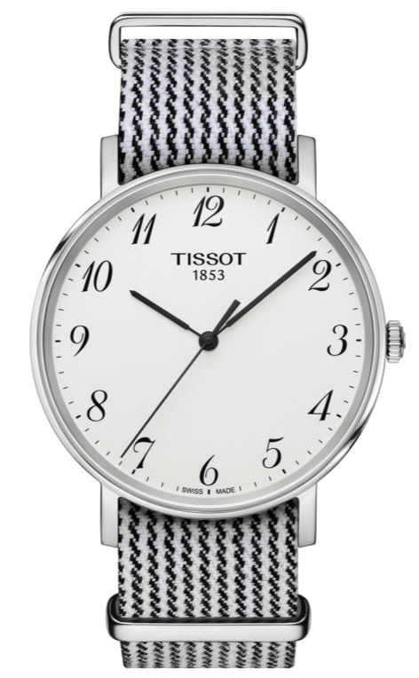 Shop Authentic Tissot T Classic Everytime Medium White Dial Two Tone NATO Strap Watch for Women - T109.410.18.032.00 - Luxxuri
