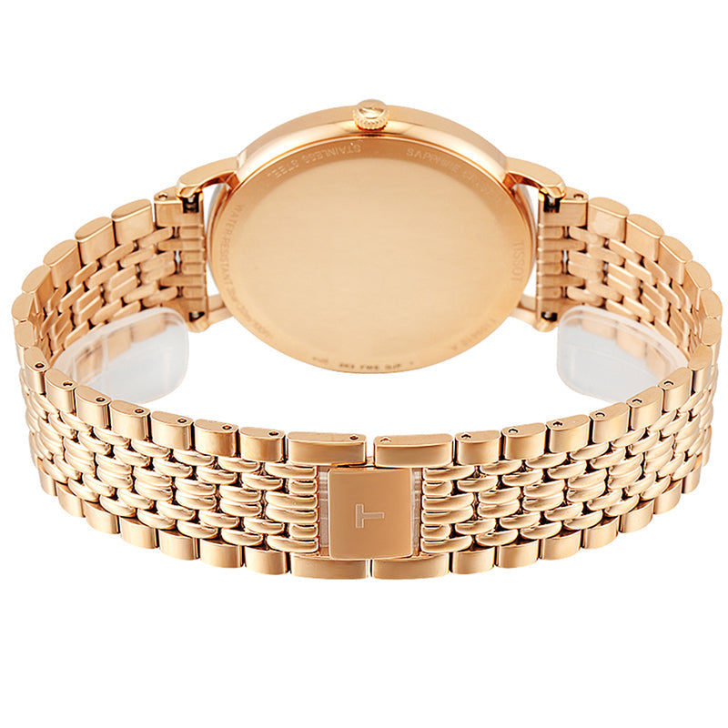 Shop Authentic Tissot T Classic Everytime White Dial Rose Gold Mesh Bracelet Watch for Men - T109.610.33.032.00 - Luxxuri