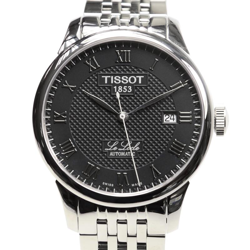 Shop Authentic Tissot T Classic Le Locle Powermatic 80 Black Dial Silver Steel Strap Watch For Women - T41.1.483.53 - Luxxuri