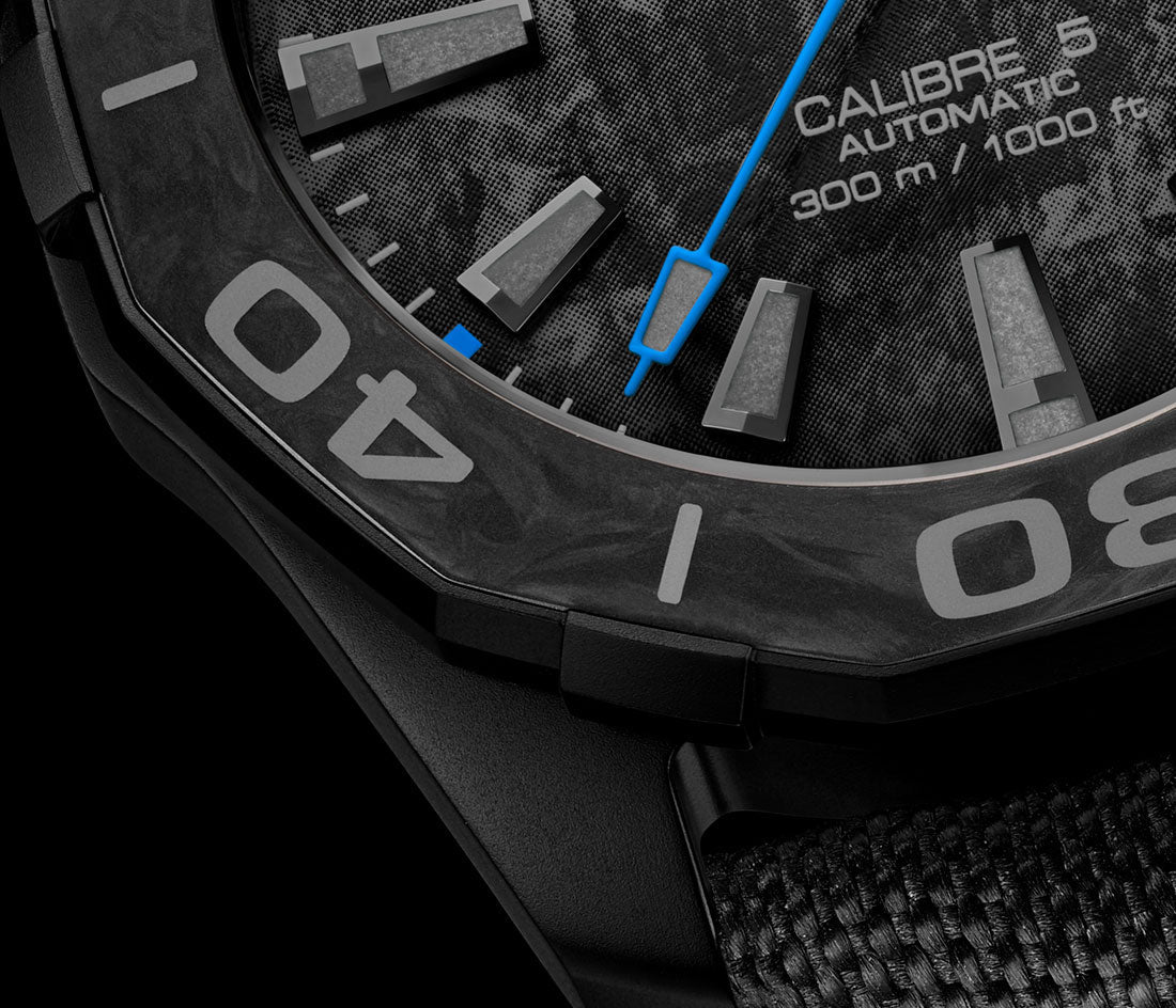 Shop Authentic Tag Heuer Aquaracer Carbon Dial Watch for Men - WBD218C.FC6447 - Luxxuri