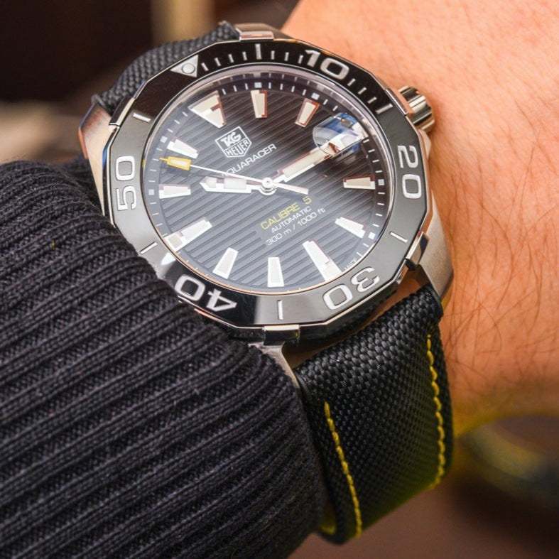 Shop Authentic Tag Heuer Aquaracer Black Dial Watch for Men - WAY211A.FC6362 - Luxxuri
