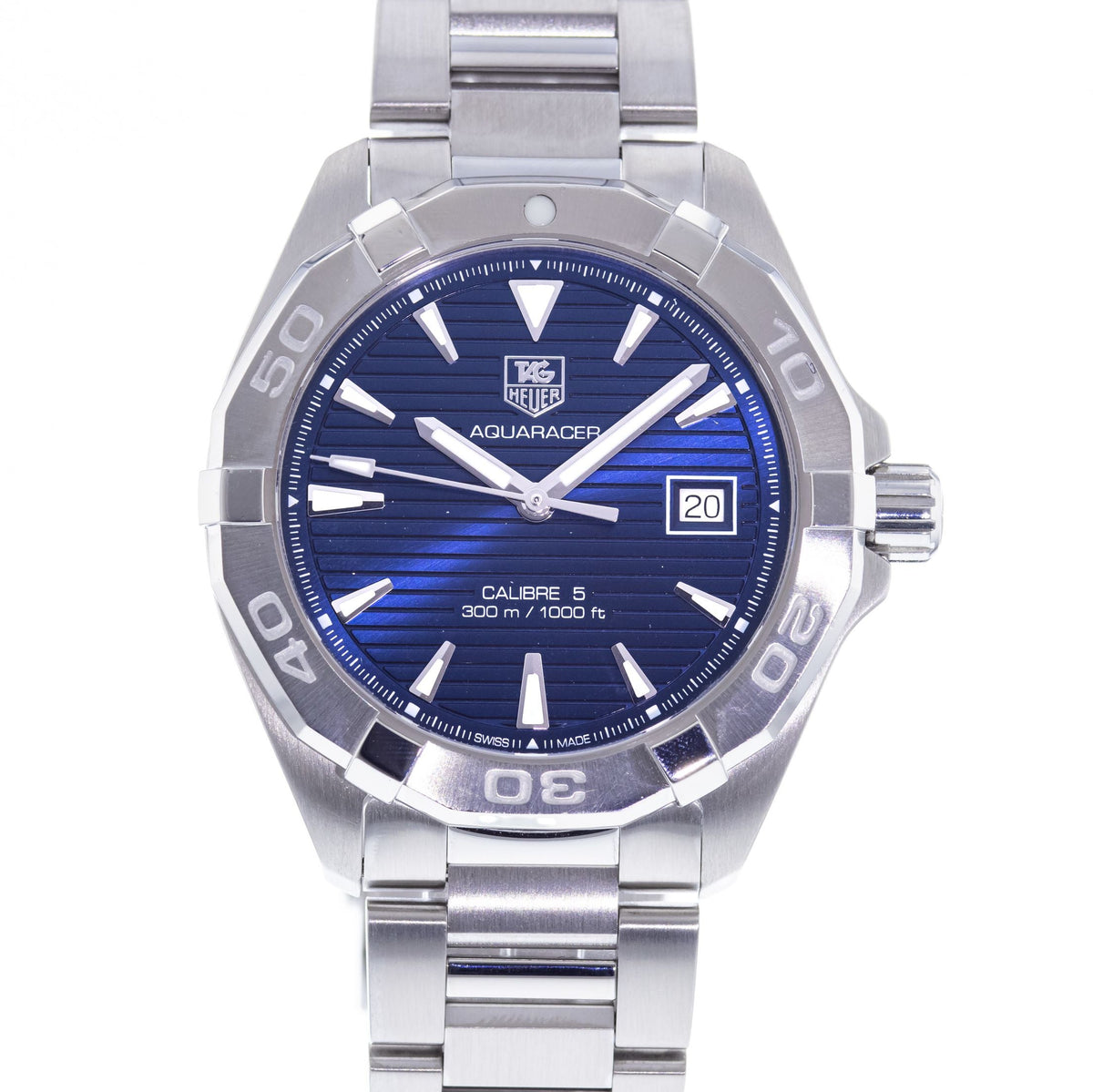 Shop Authentic Tag Heuer Aquaracer Blue Dial Watch for Men - WAY2112.BA0928 - Luxxuri