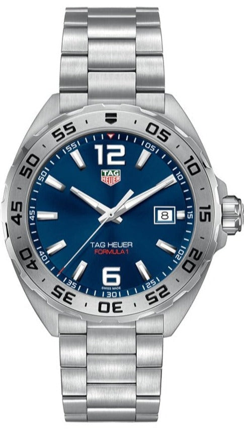 Shop Authentic Tag Heuer Formula 1 Blue Dial Silver Steel Strap Watch for Men - WAZ1118.BA0875 - Luxxuri