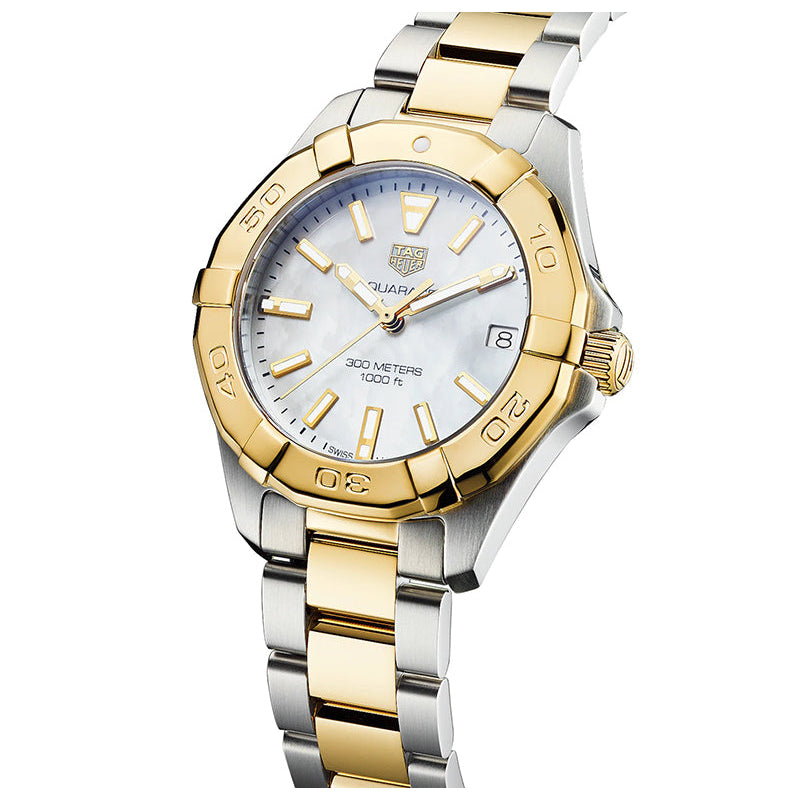 Shop Authentic Tag Heuer Aquaracer Mother of Pearl Dial Watch for Women - WBD1320.BB0320 - Luxxuri