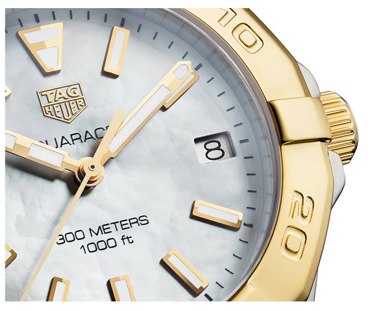 Shop Authentic Tag Heuer Aquaracer Mother of Pearl Dial Watch for Women - WBD1320.BB0320 - Luxxuri