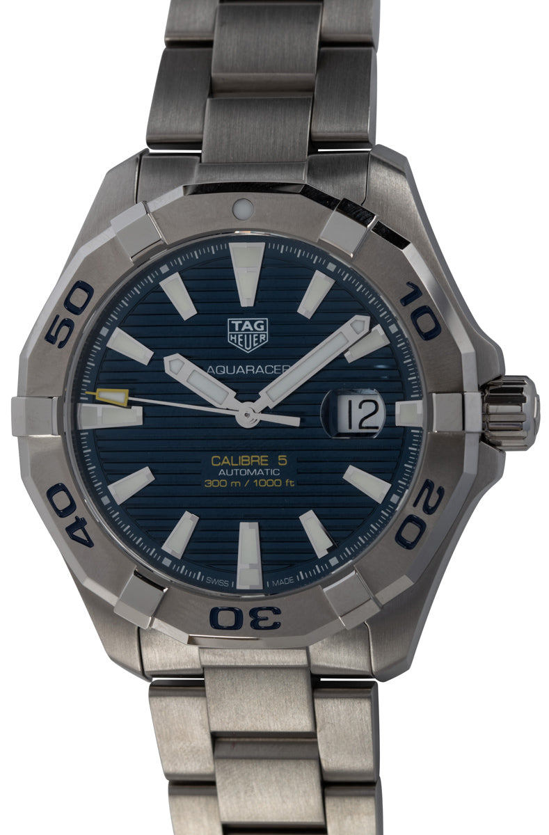 Shop Authentic Tag Heuer Aquaracer Blue Dial Watch for Men - WAY2012.BA0927 - Luxxuri