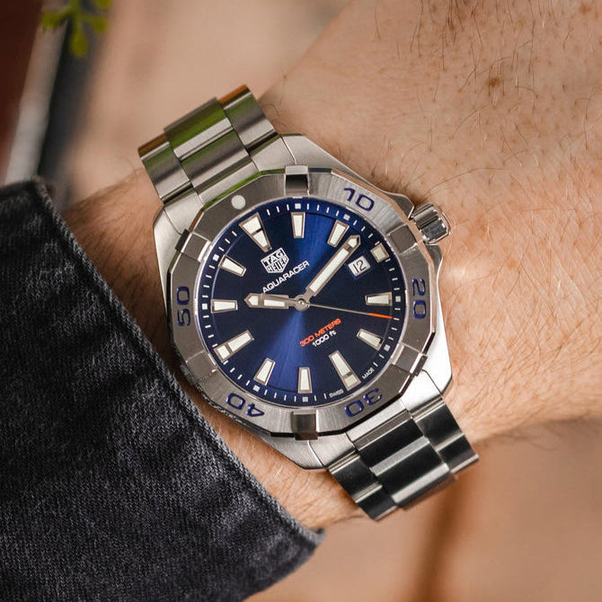 Shop Authentic Tag Heuer Aquaracer Blue Dial Watch for Men - WBD1112.BA0928 - Luxxuri