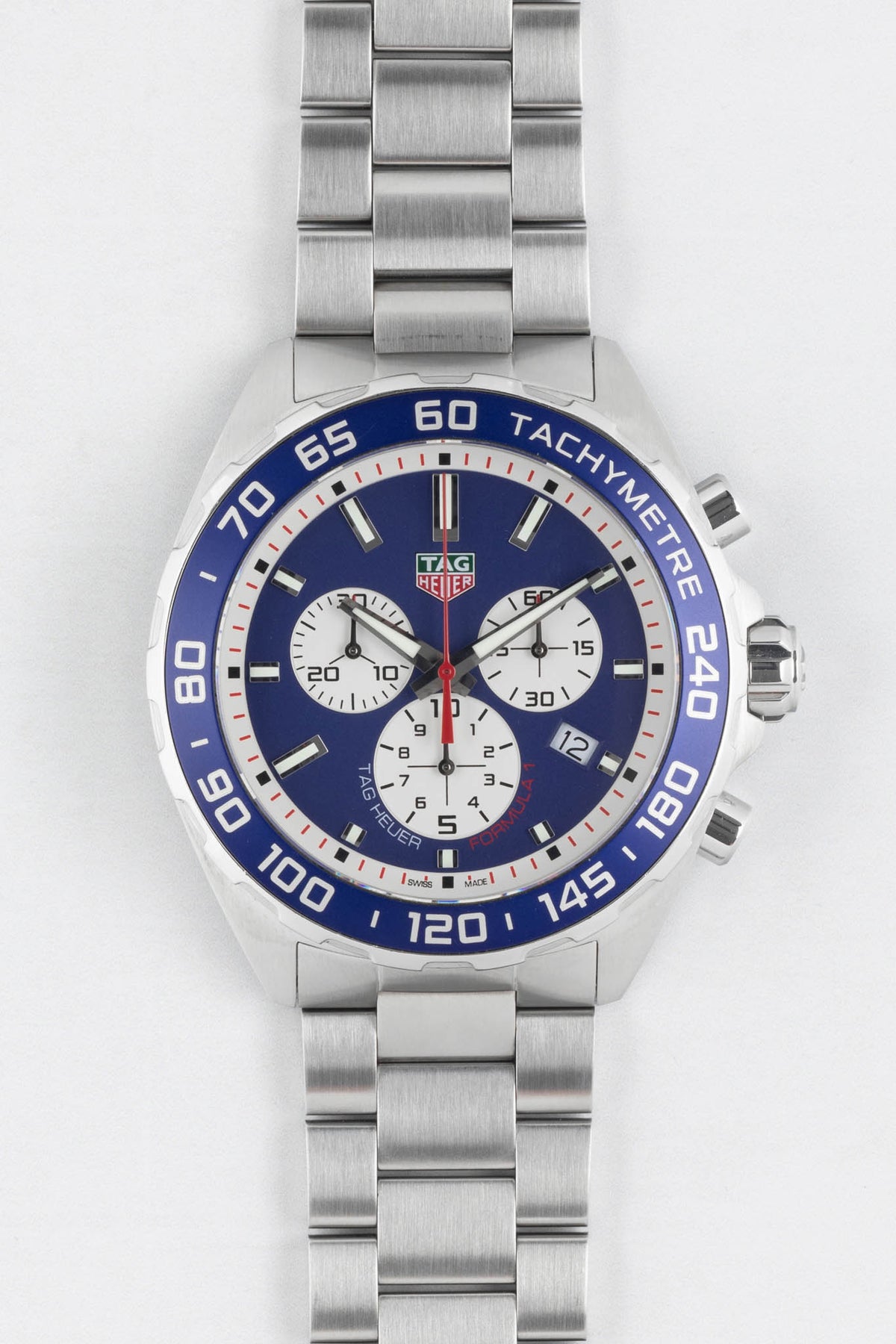 Shop Authentic Tag Heuer Formula 1 Blue Dial Silver Steel Strap Watch for Men - CAZ1018BA0842 - Luxxuri