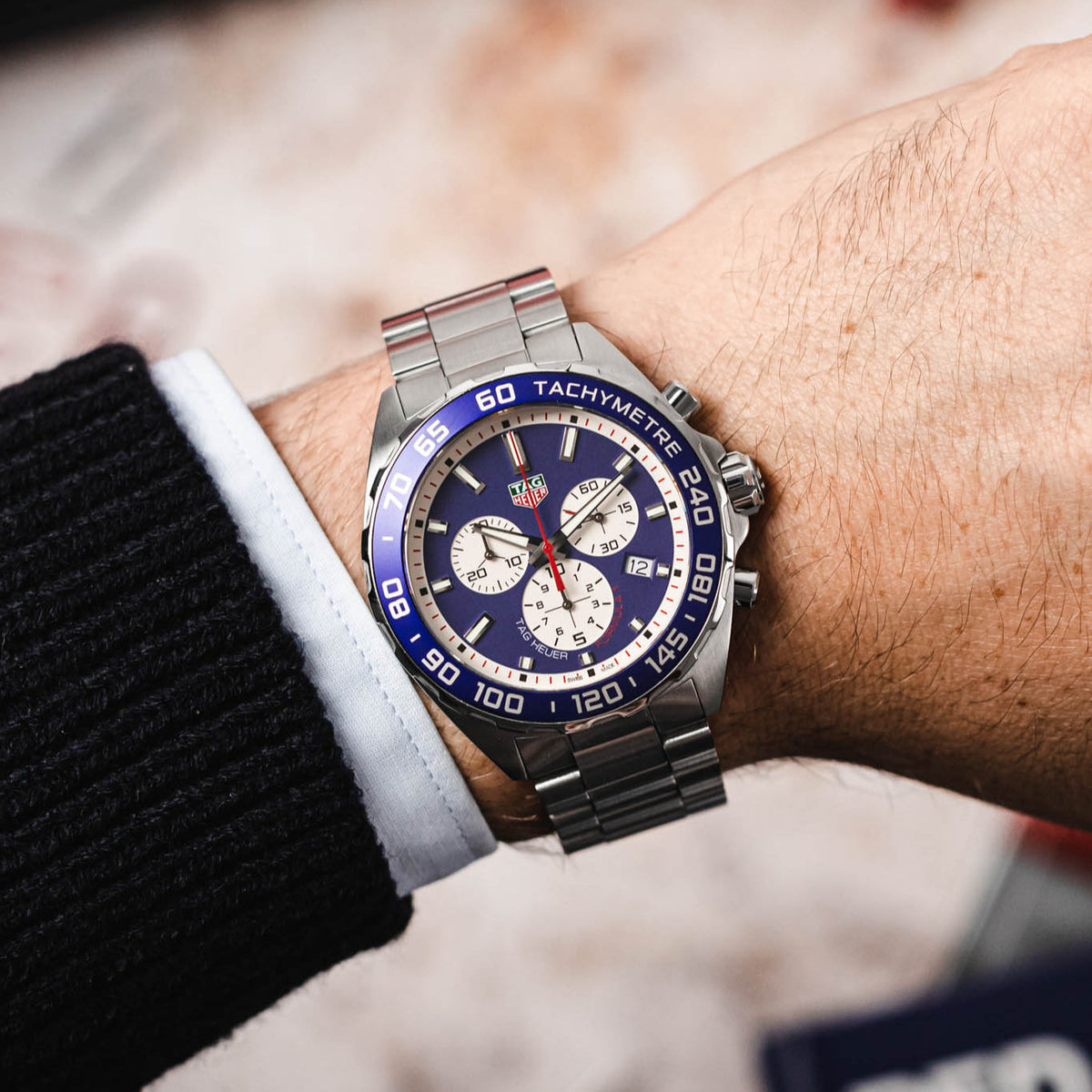 Shop Authentic Tag Heuer Formula 1 Blue Dial Silver Steel Strap Watch for Men - CAZ1018BA0842 - Luxxuri