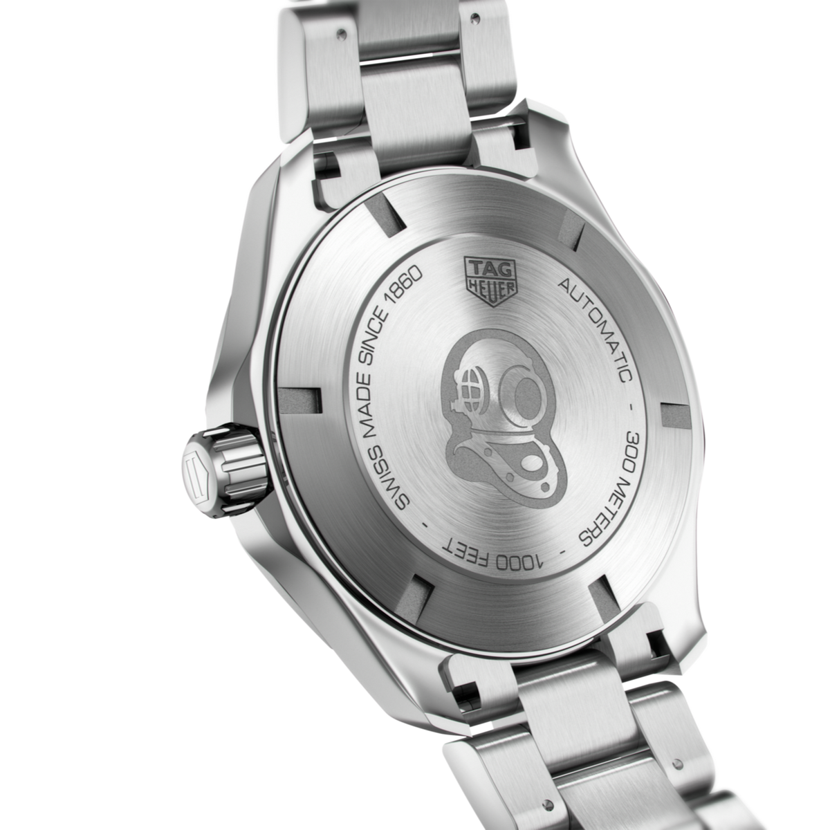 Shop Authentic Tag Heuer Aquaracer Calibre 5 Automatic Green Dial Silver Steel Strap Watch for Men - WAY2015.BA0927 - Luxxuri