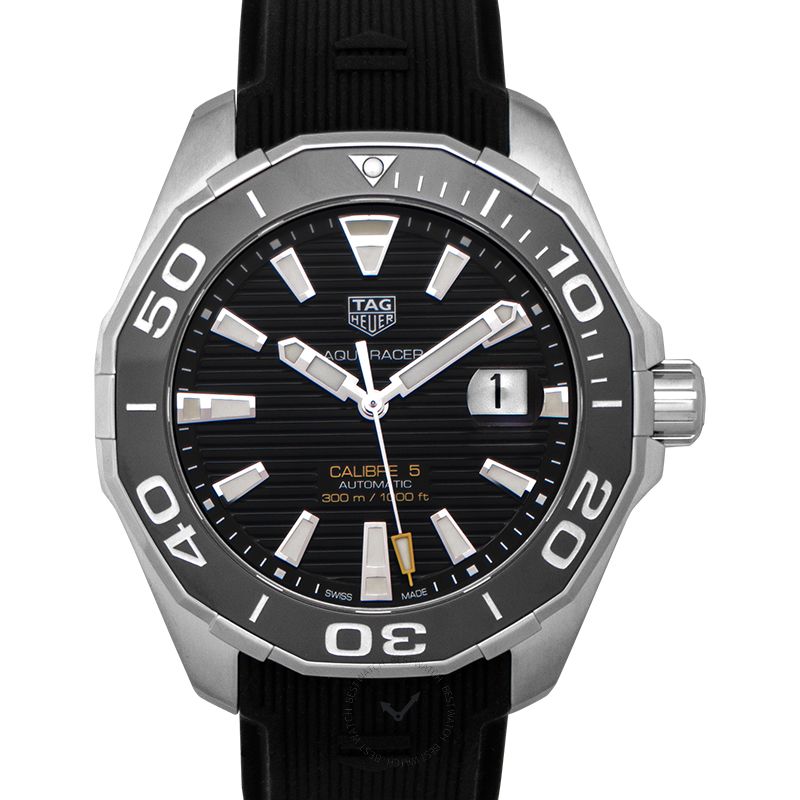 Shop Authentic Tag Heuer Aquaracer Black Dial Watch for Men - WAY201A.FT6142 - Luxxuri