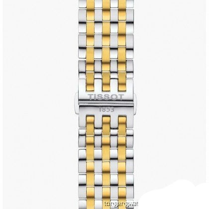 Shop Authentic Tissot T Classic Bridgeport Quartz Silver Dial Two Tone Mesh Bracelet Watch For Men - T097.410.22.036.00 - Luxxuri