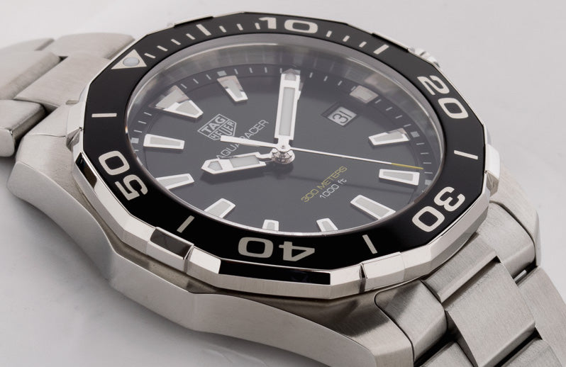 Shop Authentic Tag Heuer Aquaracer Black Dial Watch for Men - WAY111A.BA0928 - Luxxuri