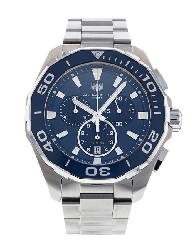 Shop Authentic Tag Heuer Aquaracer Blue Dial Watch for Men - CAY111B.BA0927 - Luxxuri