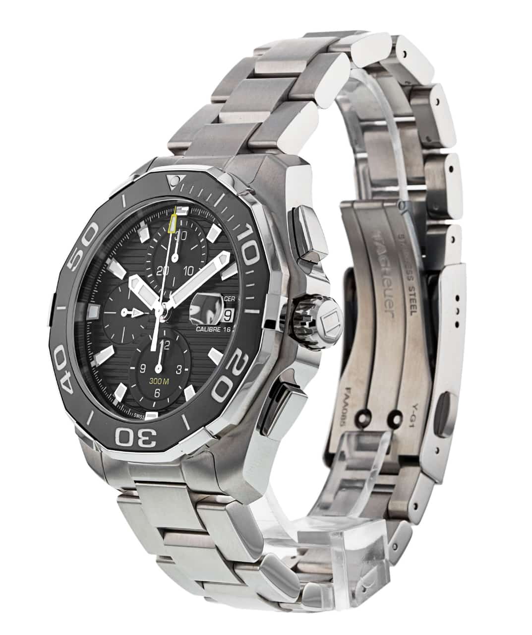 Shop Authentic Tag Heuer Aquaracer Black Dial Watch for Men - CAY211A.BA0927 - Luxxuri