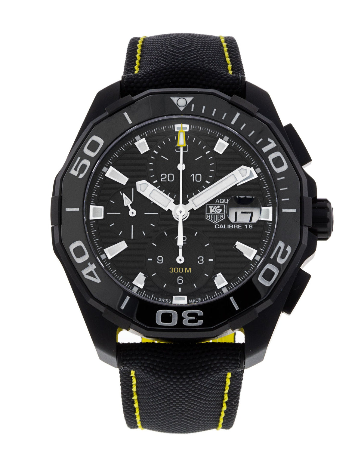 Shop Authentic Tag Heuer Aquaracer PVD Black Dial Watch for Men - CAY218A.FC6361 - Luxxuri