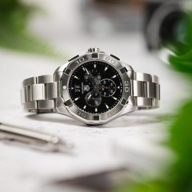 Shop Authentic Tag Heuer Aquaracer Black Dial Watch for Men - CAY1110.BA0927 - Luxxuri