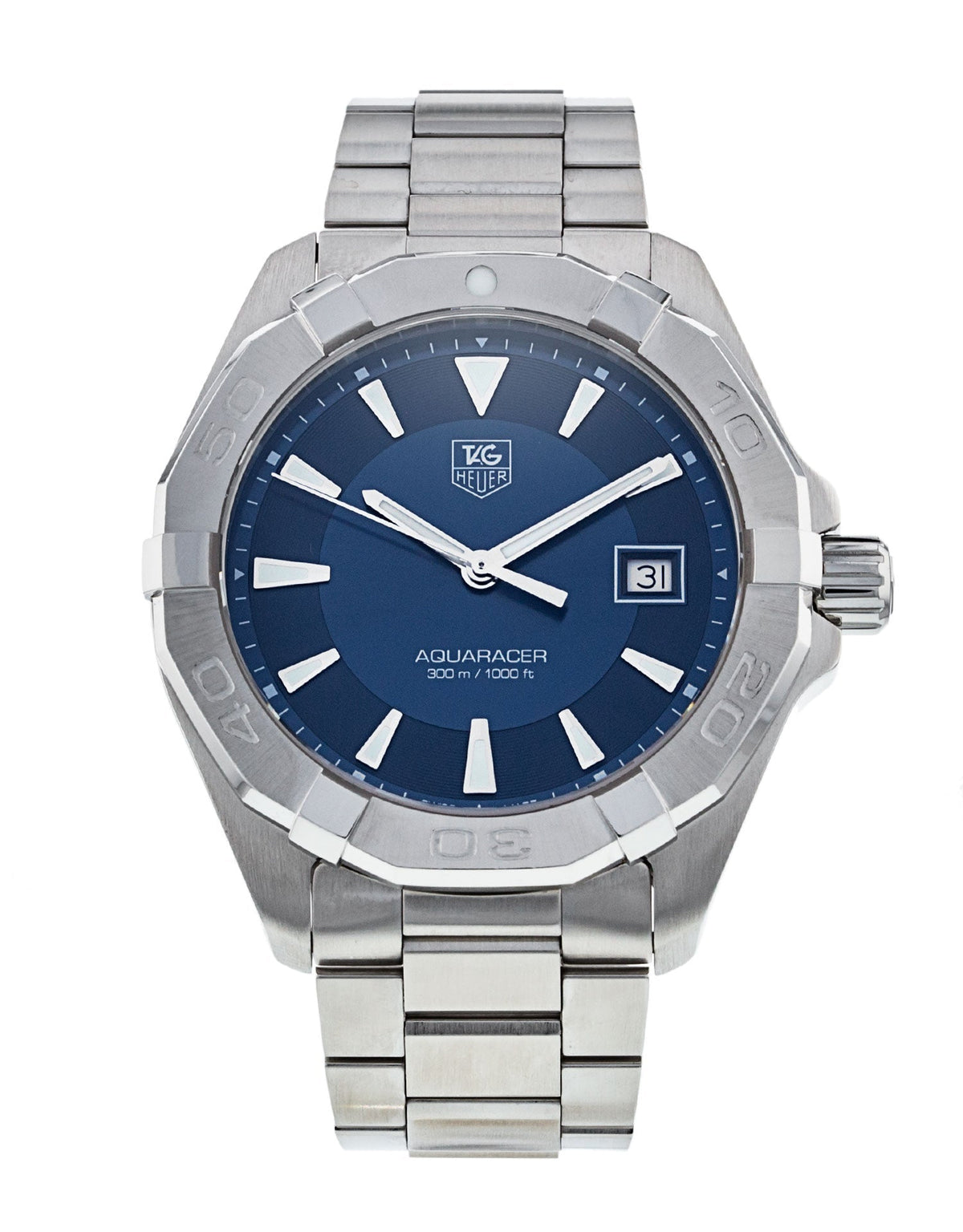 Shop Authentic Tag Heuer Aquaracer Blue Dial Watch for Men - WAY1112.BA0928 - Luxxuri