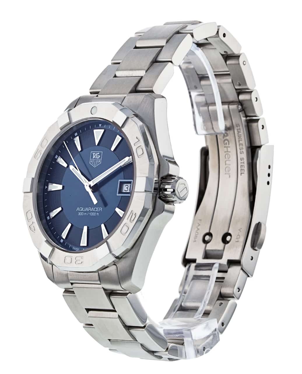 Shop Authentic Tag Heuer Aquaracer Blue Dial Watch for Men - WAY1112.BA0928 - Luxxuri